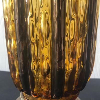 LOT 209L: Vintage / Mid-Century Modern Glass Lamp (41