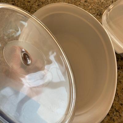 TWO Large Covered Casseroles Lot