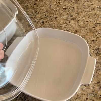 TWO Large Covered Casseroles Lot