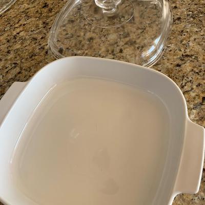 TWO Large Covered Casseroles Lot