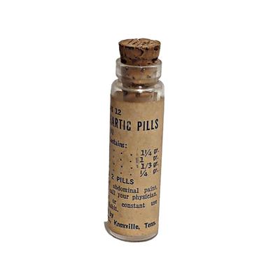 5 Antique Compound Cathartic Pill Vials