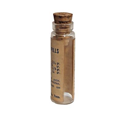 5 Antique Compound Cathartic Pill Vials