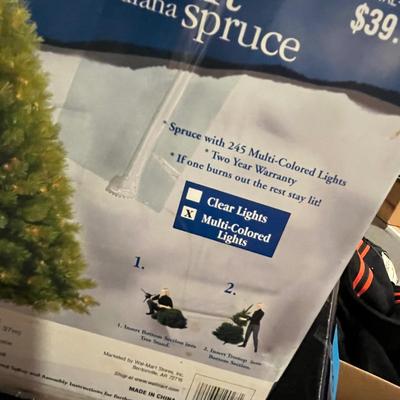 Small Pre-lit tree in box