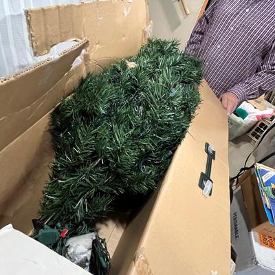 Small Pre-lit tree in box