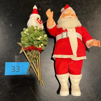 Vintage santas