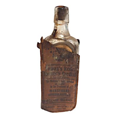 Antique Stella Vitae Women's Relief Mother's Cordial Bottle