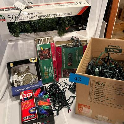Box of string lights
