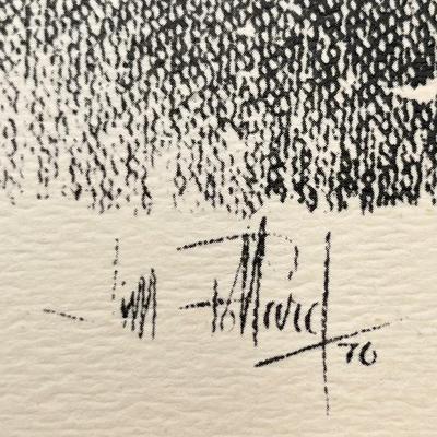 PETE FOUNTAIN ~ Sketch By Jim Pollard ~ Signed by Pete Fountain