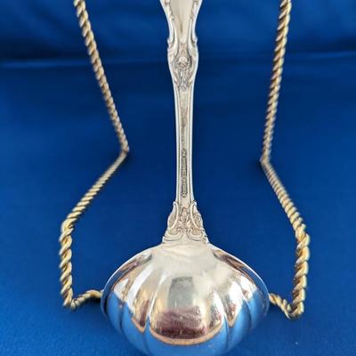 Solid Gravy Ladle King Edward (Sterling, 1936, No Monos) by GORHAM SILVER