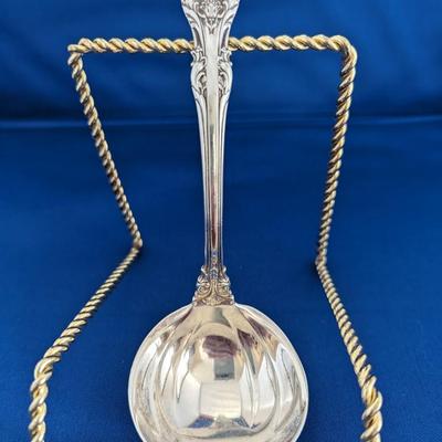 Solid Gravy Ladle King Edward (Sterling, 1936, No Monos) by GORHAM SILVER