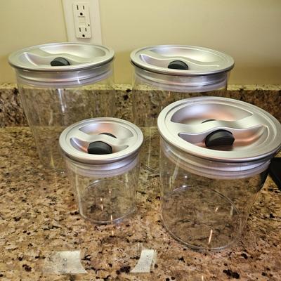 Six Canisters with Lids (DR-DW)