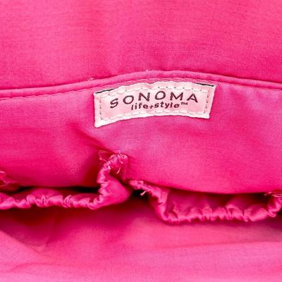 SONOMA ~ Polk-A-Dot Diaper Bag With Changing Pad ~ New