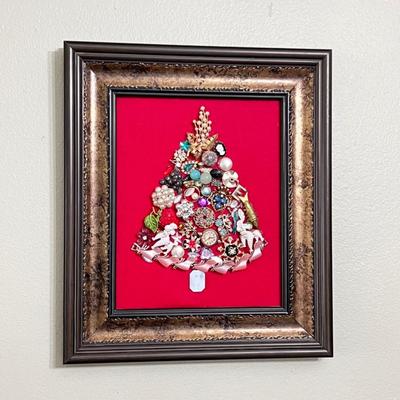 Framed Jewelry Christmas Tree