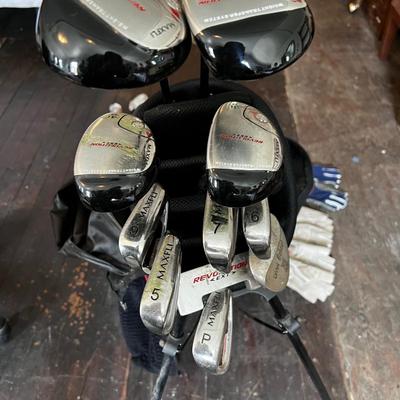 U726 Maxfli Revolution EXT Set Golf Bag & Clubs