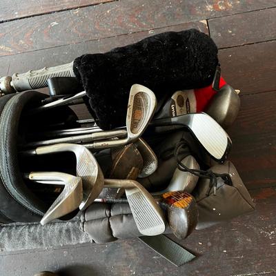 U727 Square Two Golf Clubs & Bag Lot