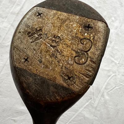 U728 Vintage Wood Gold Clubs