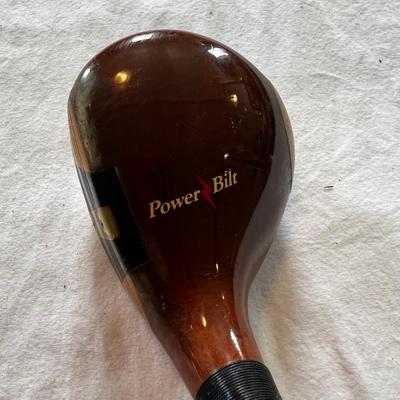 U728 Vintage Wood Gold Clubs