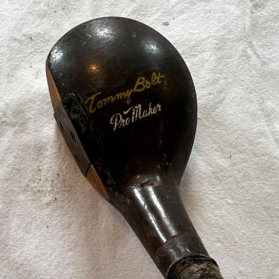 U728 Vintage Wood Gold Clubs