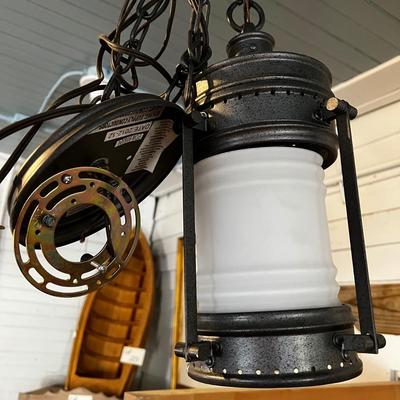 N733 Nautical Metal Hanging Lantern