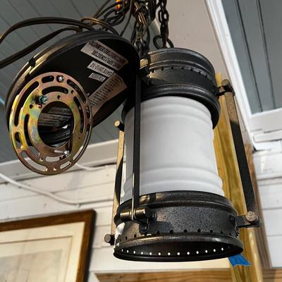 N733 Nautical Metal Hanging Lantern
