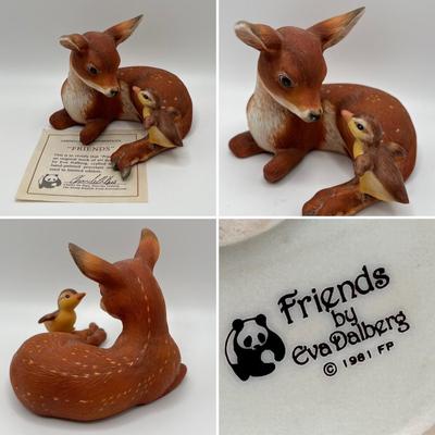 FRANKLIN MINT ~ Lot Of Seven (7) Ceramic Animal Figurines