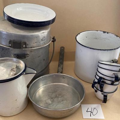 Vintage Polarware Nesting Camping Cookware Set
