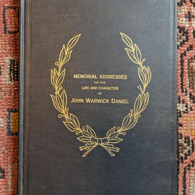 Memorial Addresses on the Life and Character of John Warwick Daniel 1911
