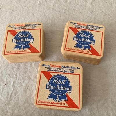 Vintage Budweiser paper coasters