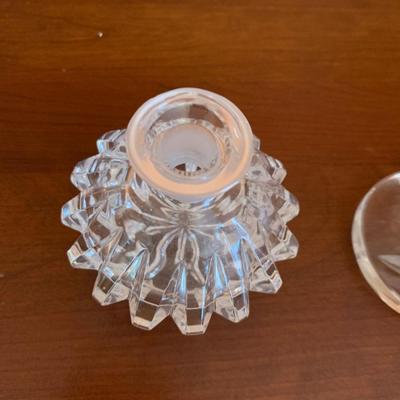 Vintage Cut glass perfume bottle with stopper