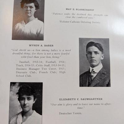 The Crest Lynchburg High School Yearbook 1915