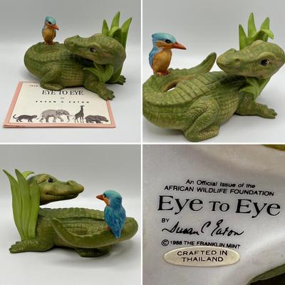 FRANKLIN MINT ~ Lot Of Seven (7) Ceramic Animal Figurines