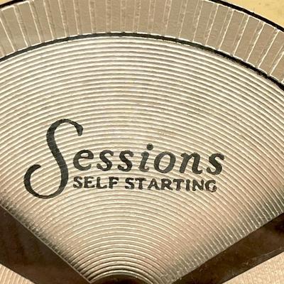 SESSIONS ~ Self Starting Solid Wood Mantle Clock