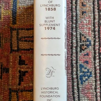Sketches and Recollections of Lynchburg by the Oldest Inhabitant (Mrs. Cabell) 1858 HC DJ