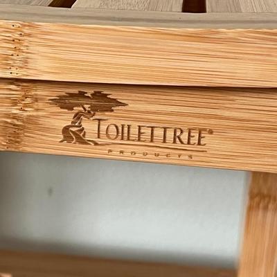 TOILETTREE ~ Bamboo Bench With Foot Stool ~ New