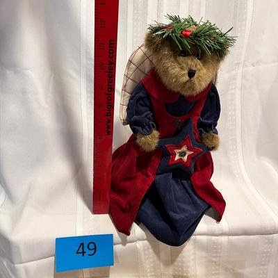 Teddy Bear Angel Tree topper