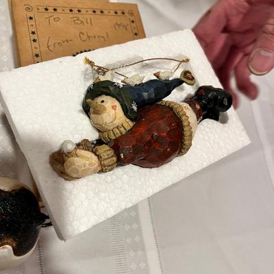 Ornaments in boxes