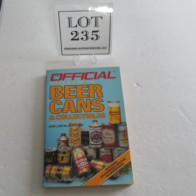 Official Gudie to Beer Cans and Collectibles, 1986, Great Reference!