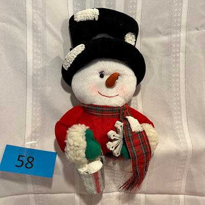 Snowman door hanger