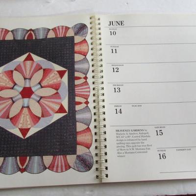 Quilt Art '91 Calendar Book, Unused, Super Quilt Images