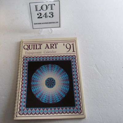 Quilt Art '91 Calendar Book, Unused, Super Quilt Images