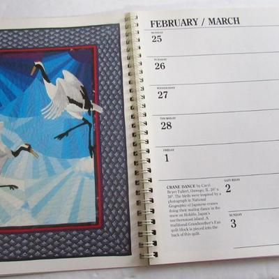 Quilt Art '91 Calendar Book, Unused, Super Quilt Images