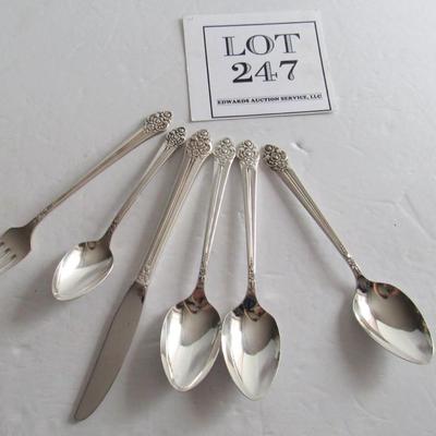Silver Plate Flatware, 1881 Rogers/Oneida, Plantation Pattern