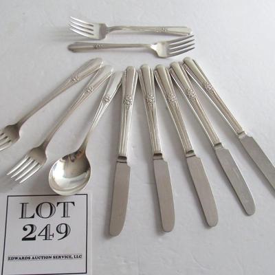 Vintage Silver Plate Lot, Wm Rogers, Memory Pattern
