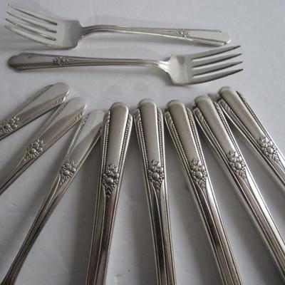 Vintage Silver Plate Lot, Wm Rogers, Memory Pattern