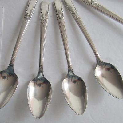 Vintage Lady Drake Pattern Partial Set, William A Rogers/Oneida Ltd, AA Heavy Silverplate