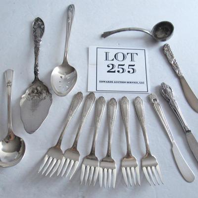 Vintage Silver Plate Lot, Some Serving Pieces, One Stranger