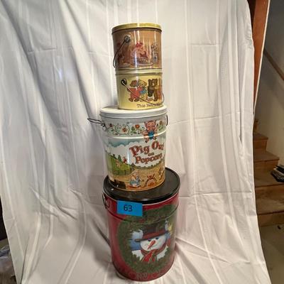 Lot of tins