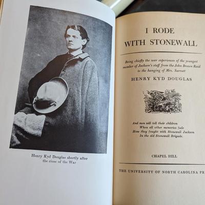 I Rode with Stonewall 1940 copyright 6th printing.Henry Kyd Douglas HC