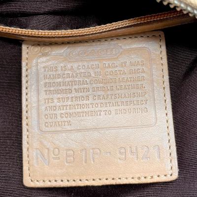 COACH ~ Vtg. Bonnie Tan Leather Satchel