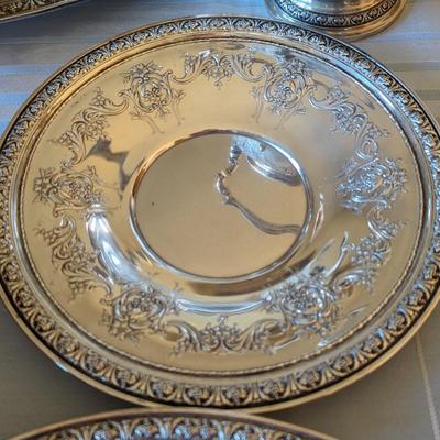 King Edward Gorham Sterling Silver sandwich plate